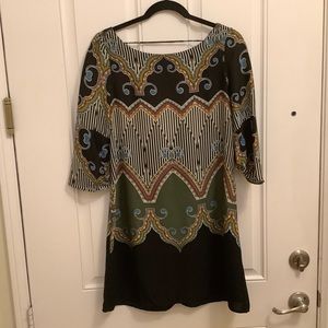 Farm Rio Blouse Top Floral Tunic Sz S unique